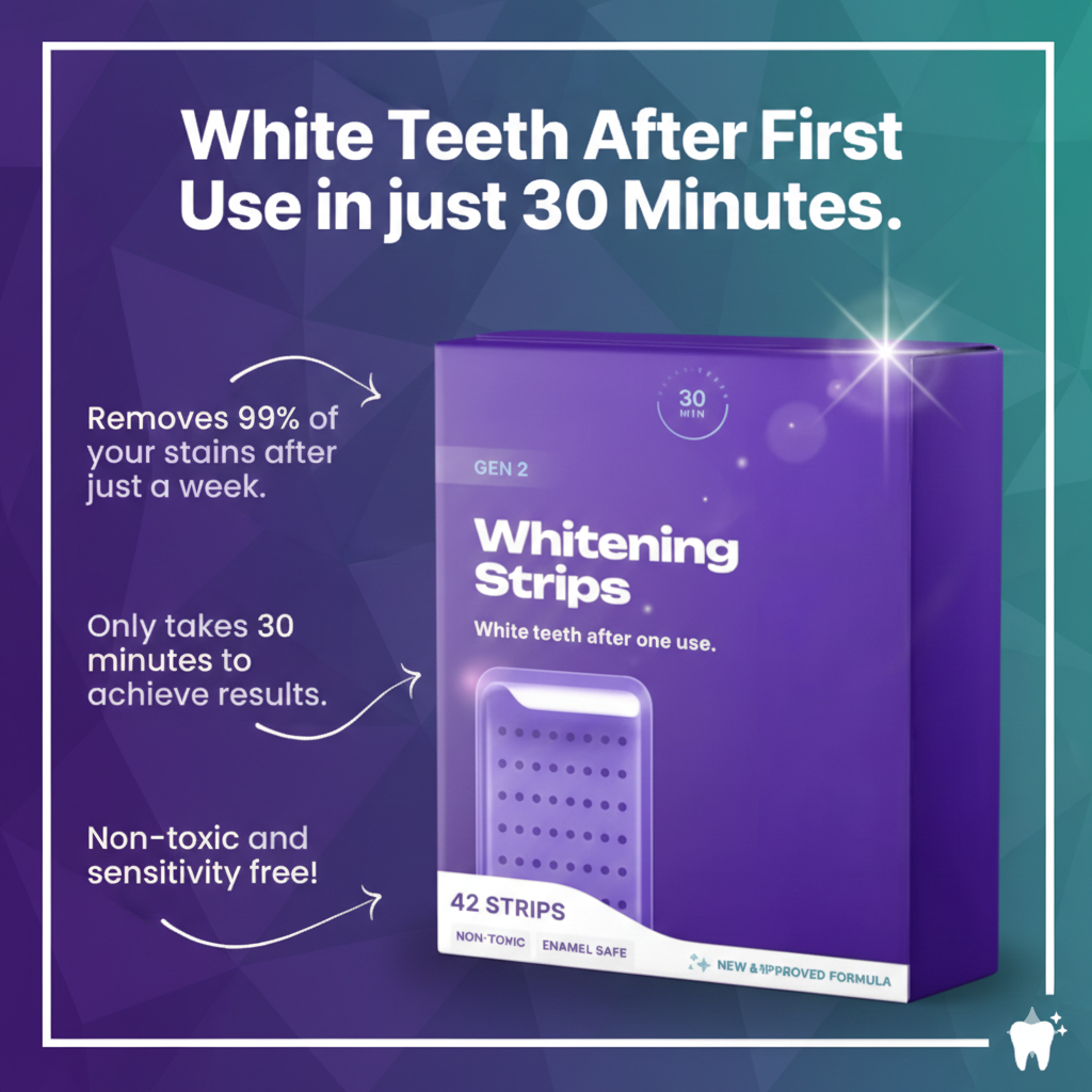 Amorise Purple Whitening Strips